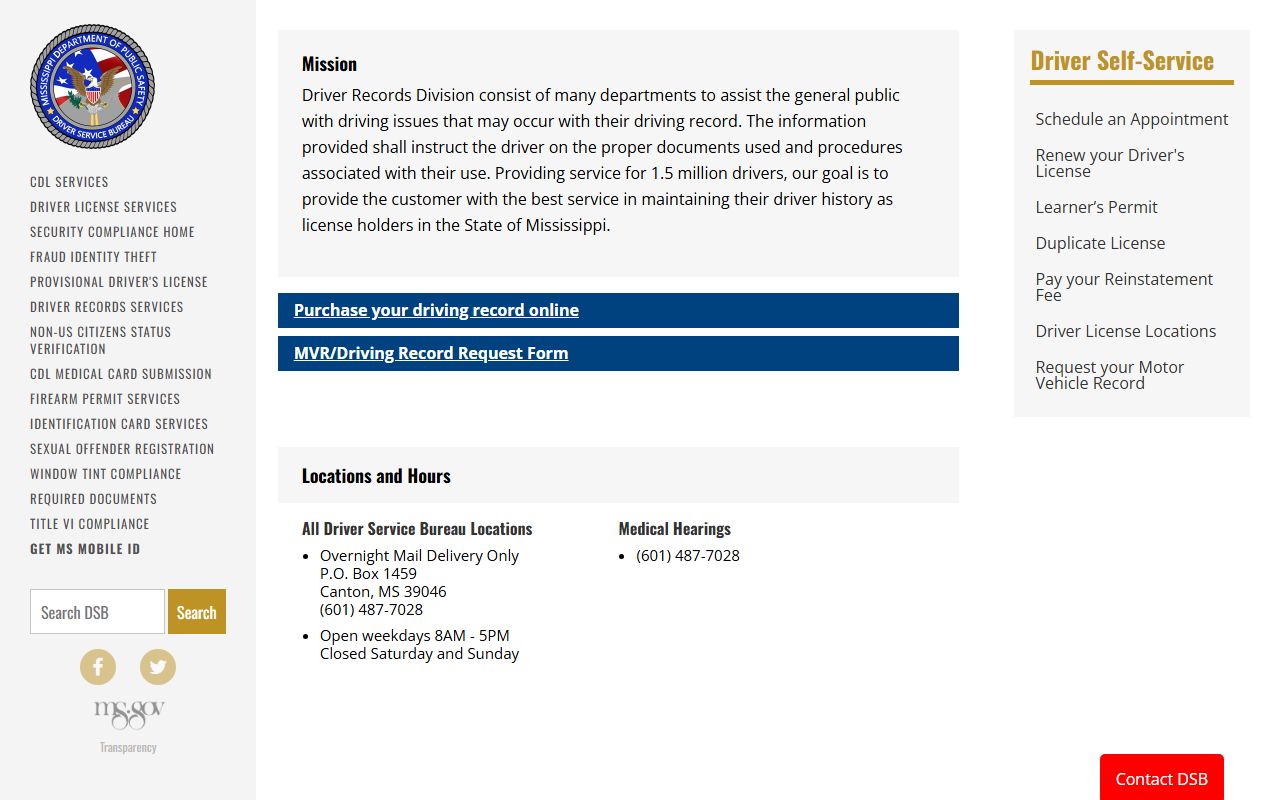 Noxubee County traffic court records compared with the Mississippi state driver record division